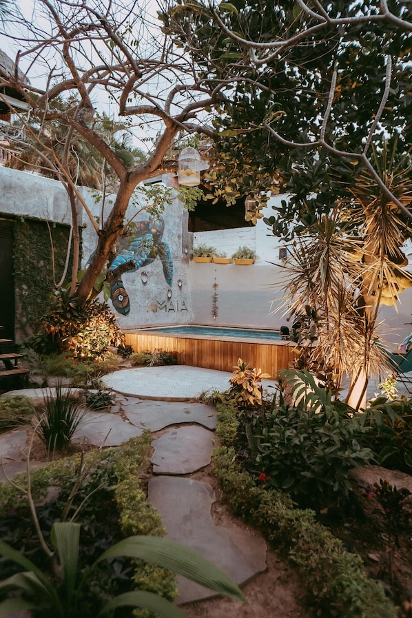 經濟客房, 1 間臥室, 花園 | 起居區