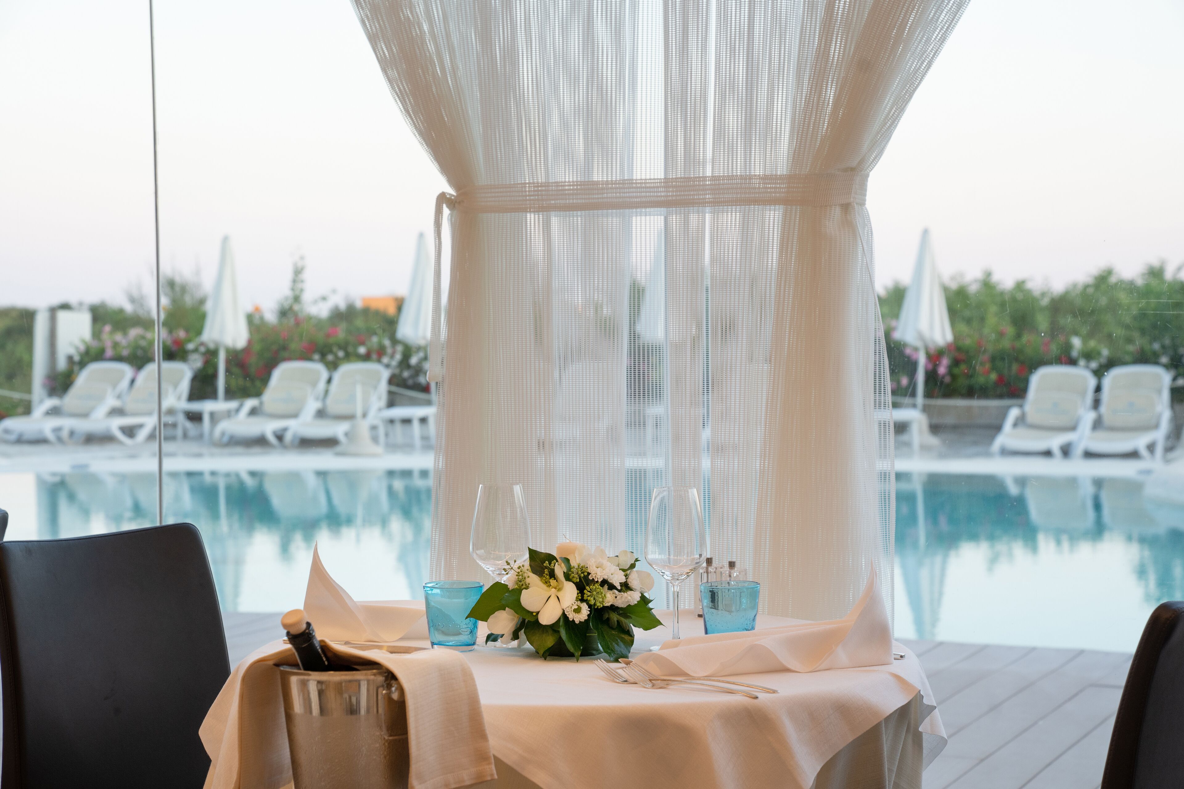 Dîner servi sur place