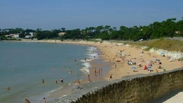 Vlak bij het strand