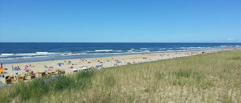 Vlak bij het strand