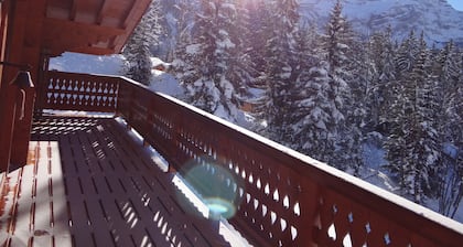 Magnifique chalet ensoleillé, expose sud, grand confort, vue Glacier Diablerets