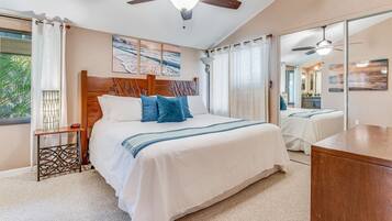 2 bedrooms, iron/ironing board, travel cot, free WiFi
