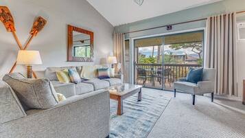 TV, DVD player, books