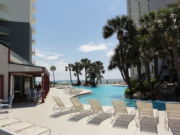 Outdoor pool, a heated pool - Big Discounted Rates – Stay at Long Beach Resort During Renovations (Panama City Beach)
