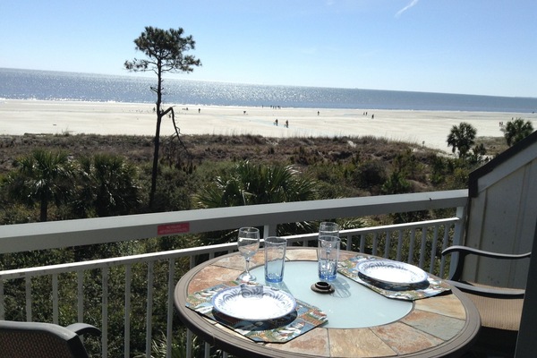 View from private balcony