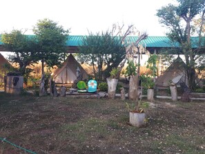 Basic Tent, 2 Queen Beds