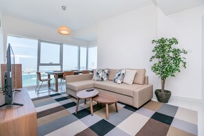 Living room - DHH - Damac Heights (Dubai)