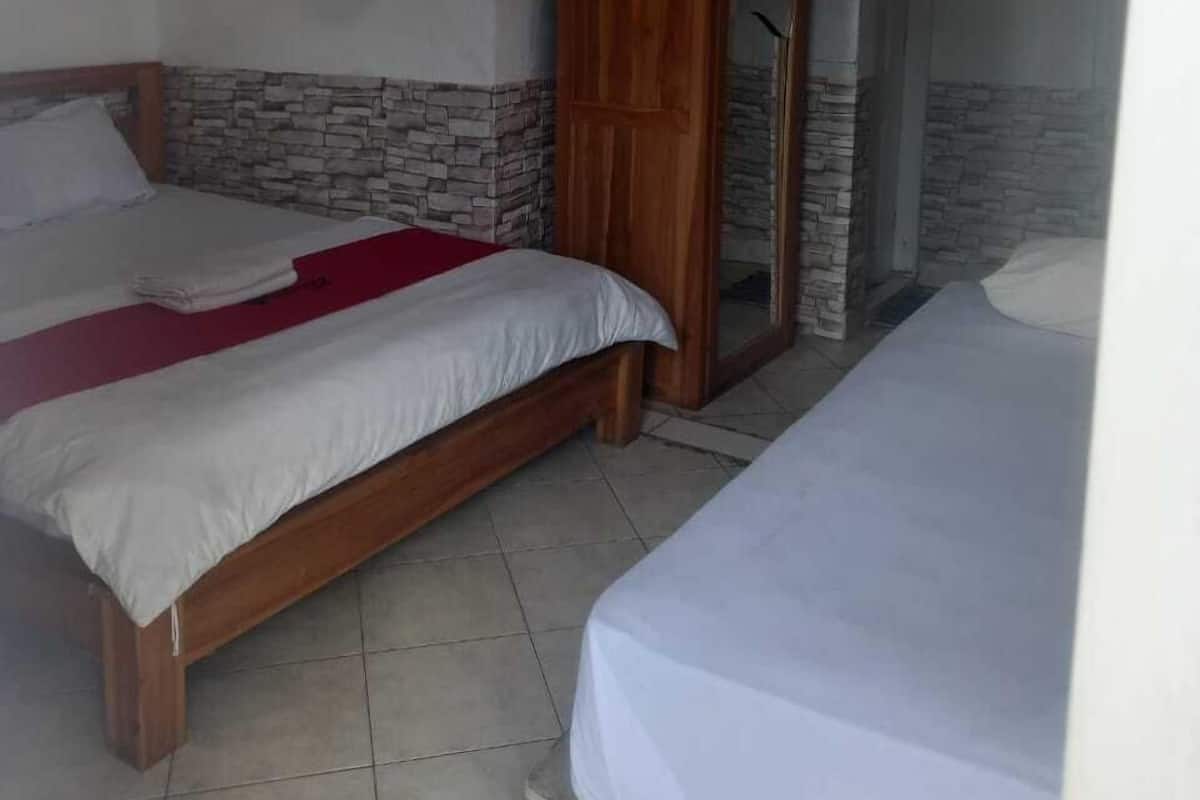 ห้องแฟมิลี่ | โต๊ะทำงาน, Wi-Fi, ผ้าปูที่นอน