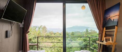 Familienbungalow | Ausblick vom Zimmer