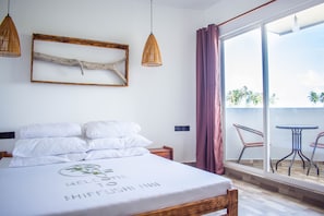 华丽双人房 | 1 多间卧室、办公桌、笔记本电脑工作区、隔音