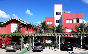 Majoituspaikan julkisivu