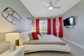 5 bedrooms, iron/ironing board, travel cot, free WiFi