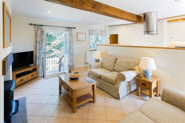 Cottage, 2 Bedrooms, Non Smoking | Living room | Flat-screen TV, DVD player - The Stables at Boreham House (Hailsham)