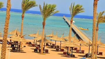 Private beach