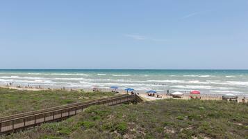 Aan het strand