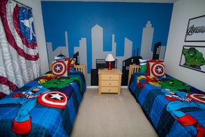 6 bedrooms, iron/ironing board, travel crib, free WiFi