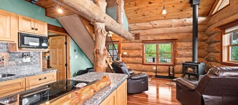 Beautiful Log Cabin, Stunning Lake Superior & Tettegouche view, private