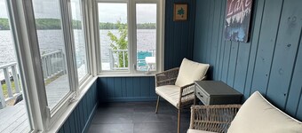 Private cabin/beach and lake check out water sports all included