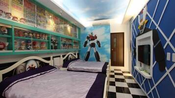 Skrivebord, gratis Wi-Fi, sengetøj