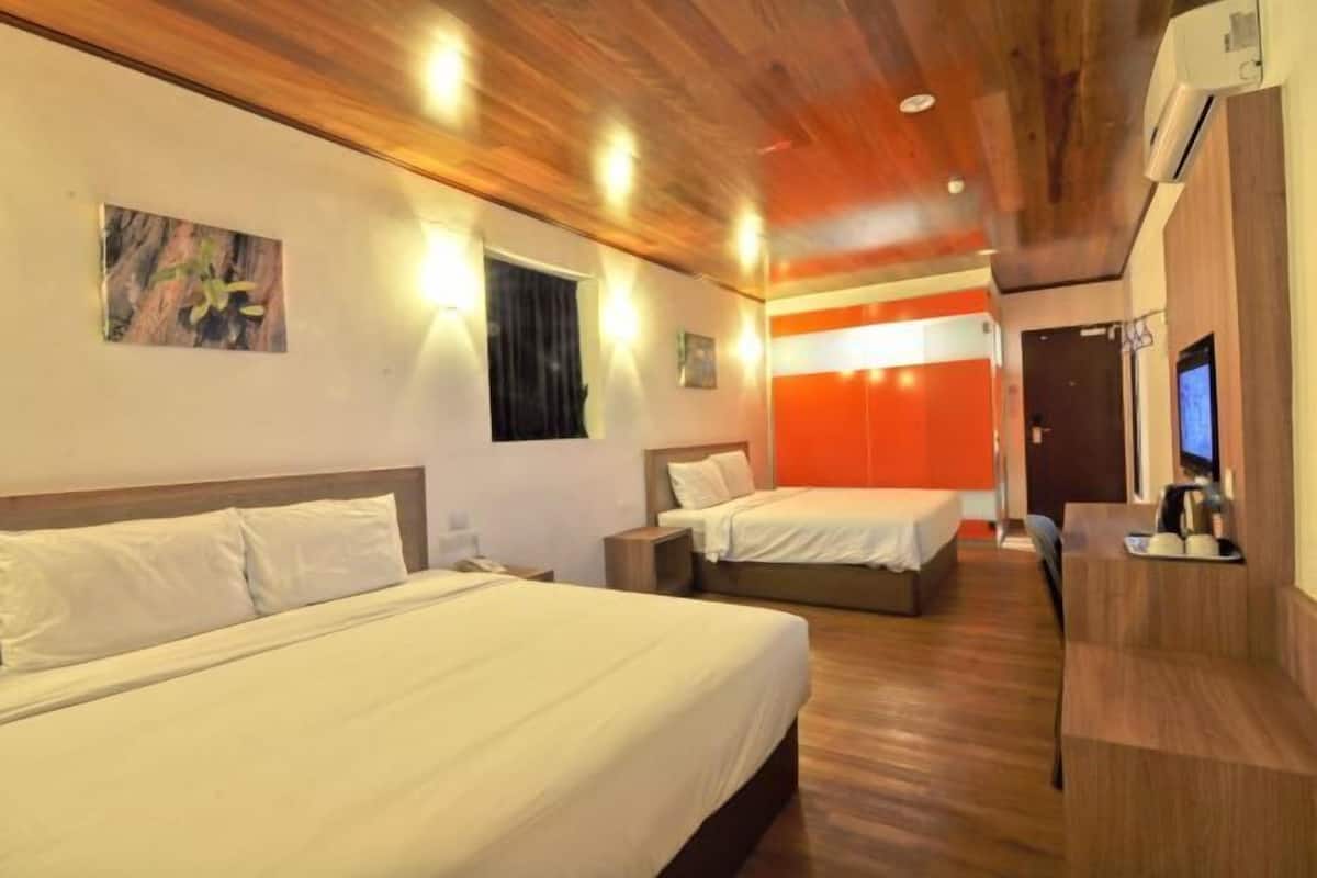 Desk, iron/ironing board, free WiFi, bed sheets