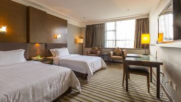 Minibar, in-room safe, desk, laptop workspace