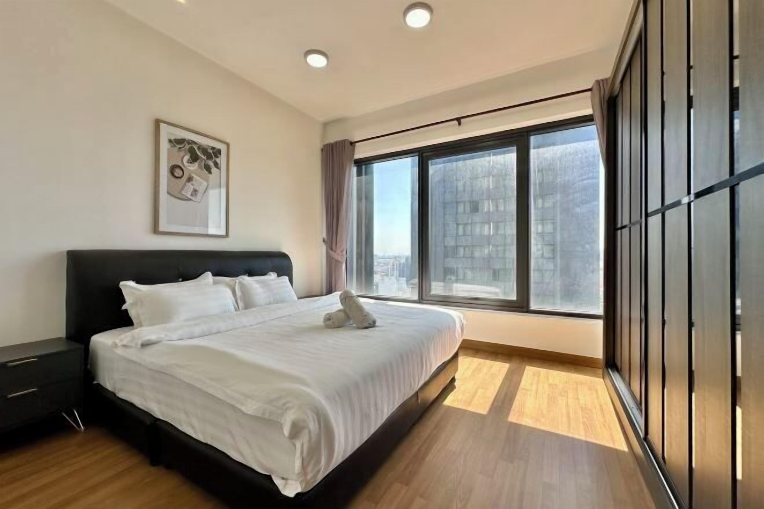 Individually decorated, individually furnished, blackout drapes