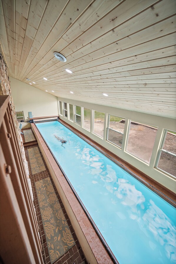 Piscine couverte, piscine chauffée