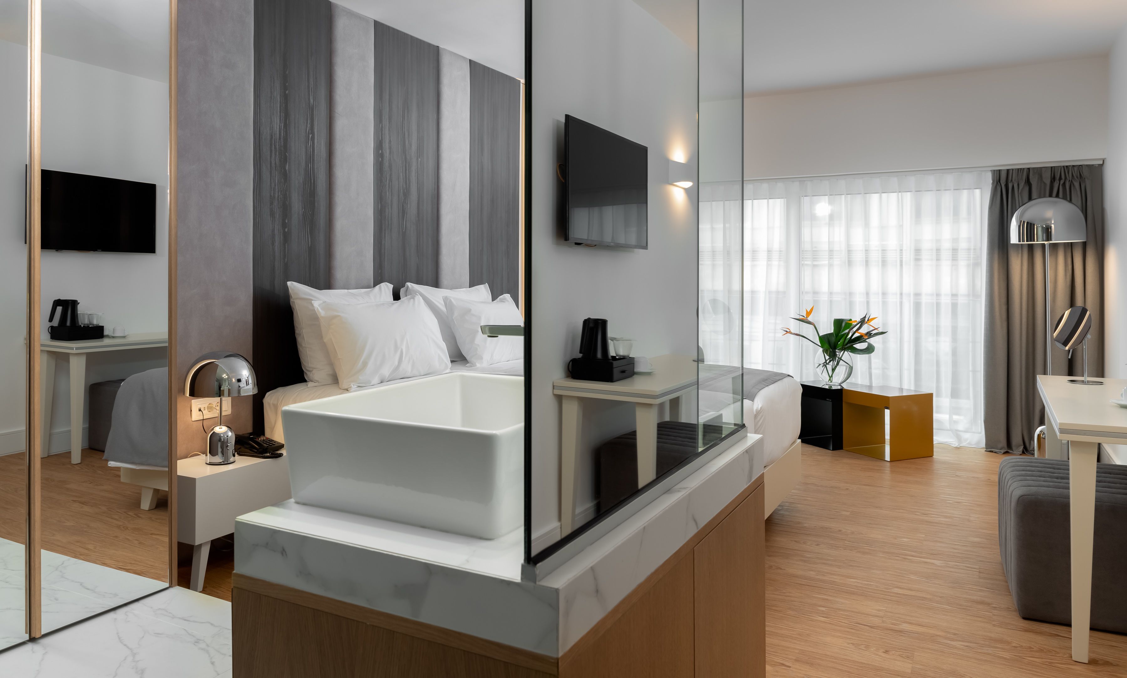 superior room, acropolis view | premium bedding, minibar, in-room safe, individually decorated