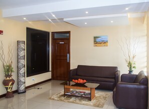 Sala de estar en el lobby