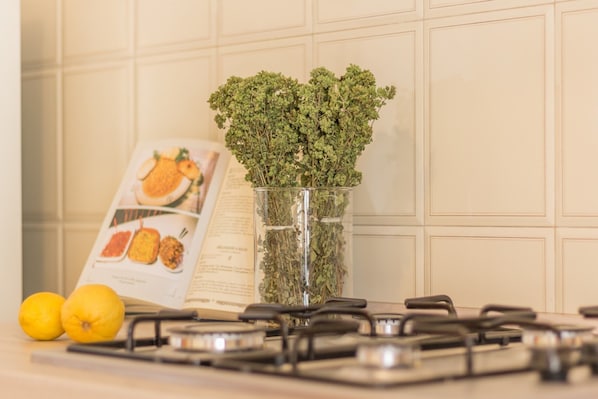 House, 2 Bedrooms | Private kitchen | Full-size fridge, oven, stovetop, coffee/tea maker - Casa Gaia PP (Porto Cesareo)