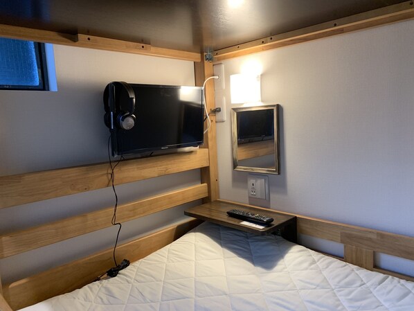 Memory-foam beds, in-room safe, blackout curtains, soundproofing