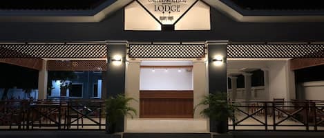 Front of property - evening/night