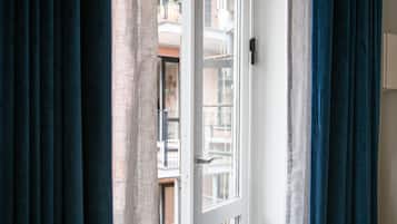 Individually decorated, individually furnished, iron/ironing board