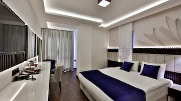 1 habitación, ropa de cama hipoalergénica y minibar