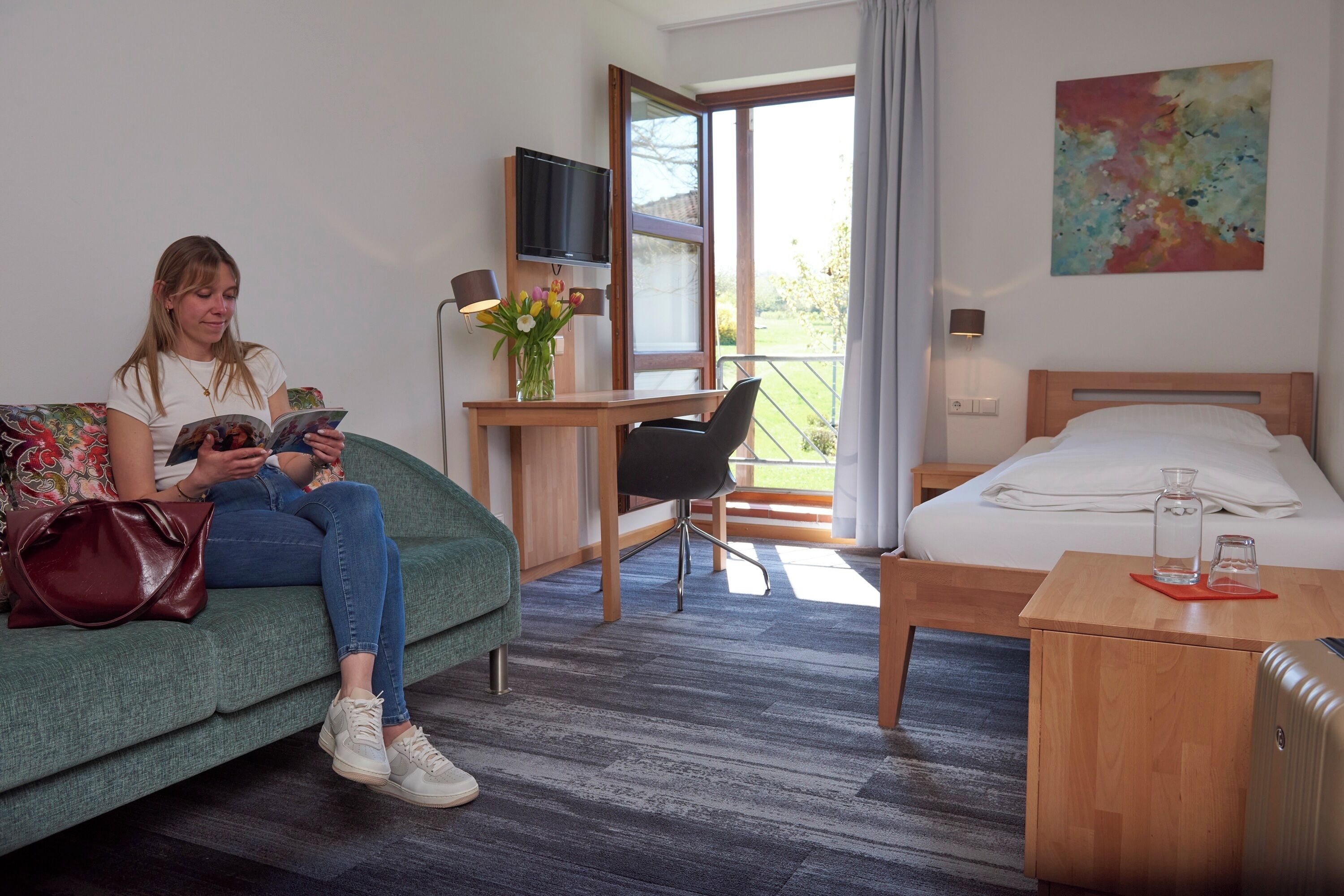 Einzelzimmer | Zimmersafe, Schreibtisch, Bügeleisen/Bügelbrett, kostenloses WLAN