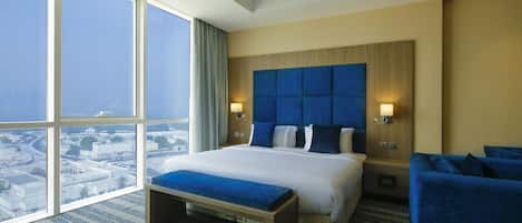 Monolocale Premium, 1 letto queen | Minibar, una cassaforte in camera, con stile personalizzato