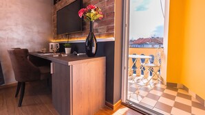 Deluxe kamer | Een kluis op de kamer, geluiddichte muren, gratis wifi, beddengoed