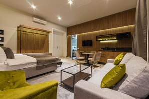 豪華開放式客房 | 書桌、筆電工作空間、遮光布/窗簾、隔音