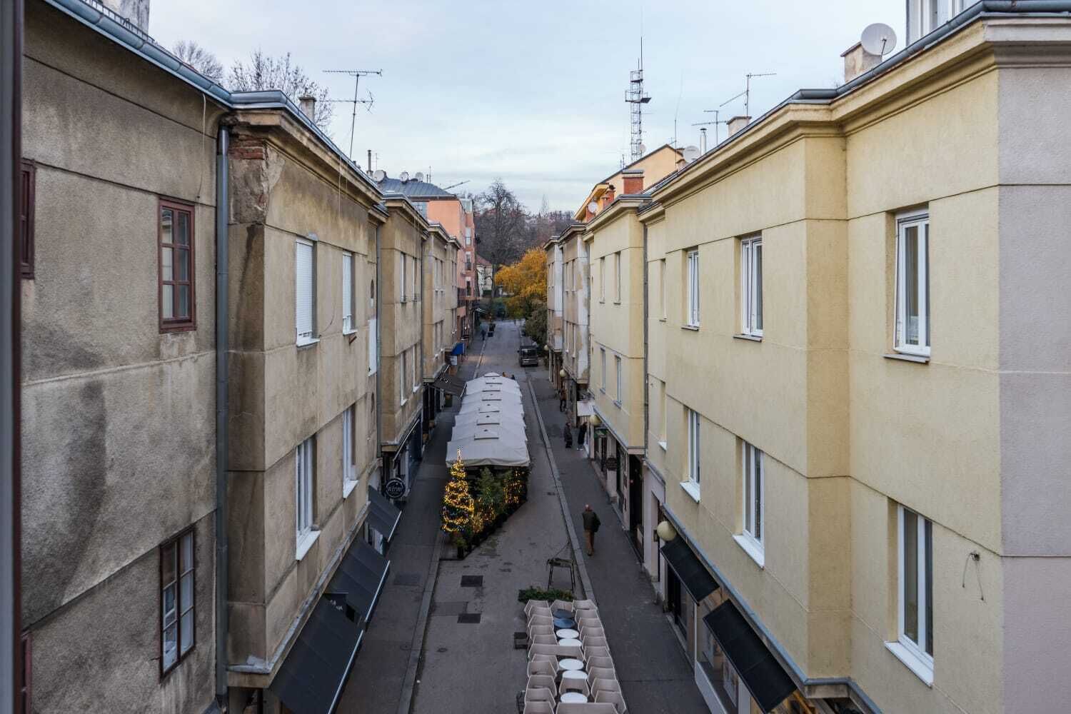 Útsýni frá gististað