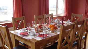 Free daily full breakfast