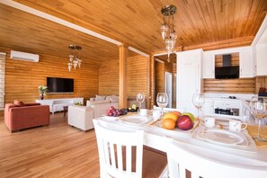 别墅 | 私人简易厨房 | 大冰箱、烤箱、炉灶、洗碗机