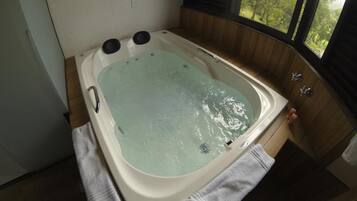 Bathrobes, bidet, towels, soap