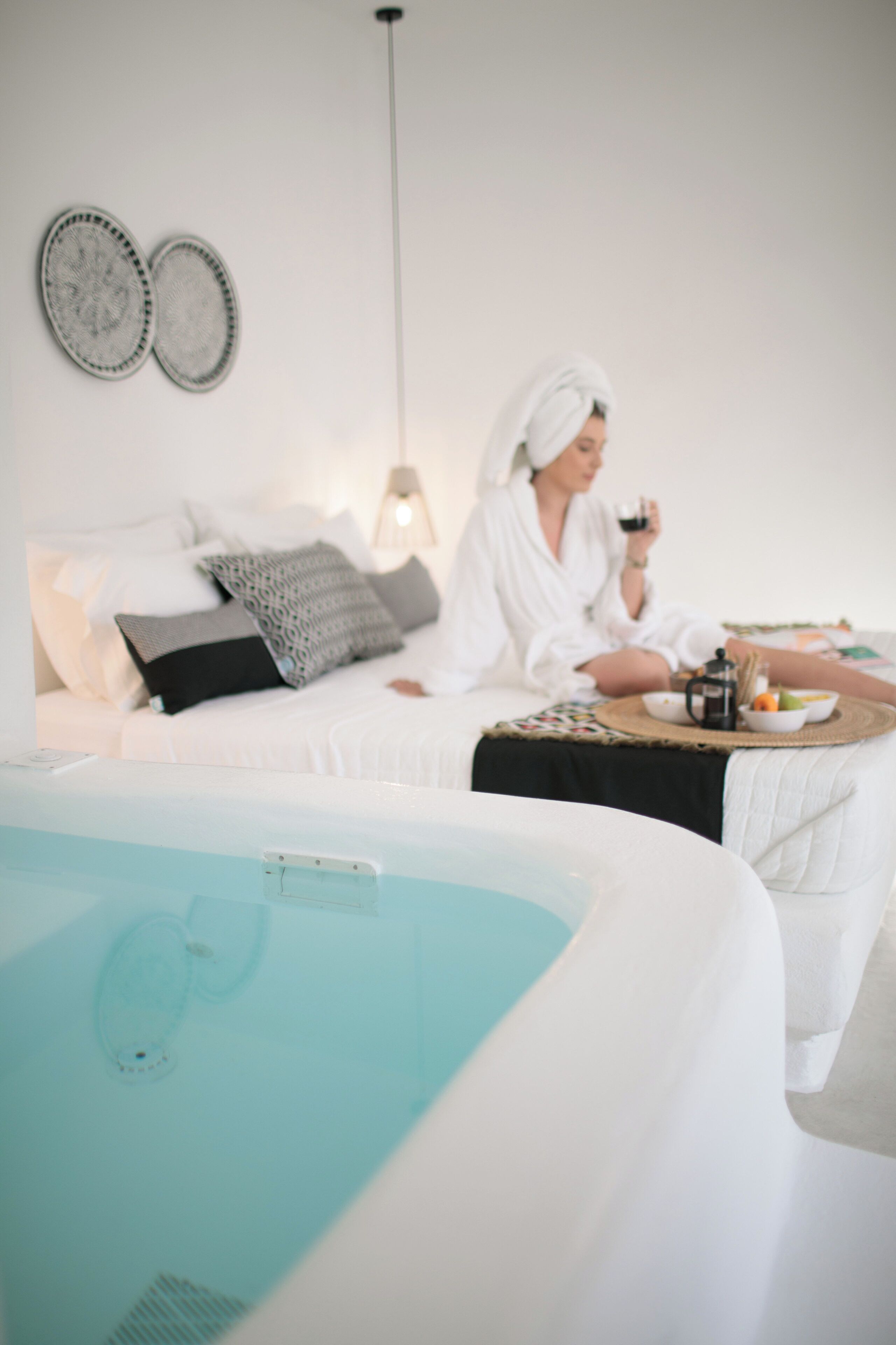 Junior-sviitti, poreamme, näköala puutarhaan | Poreamme