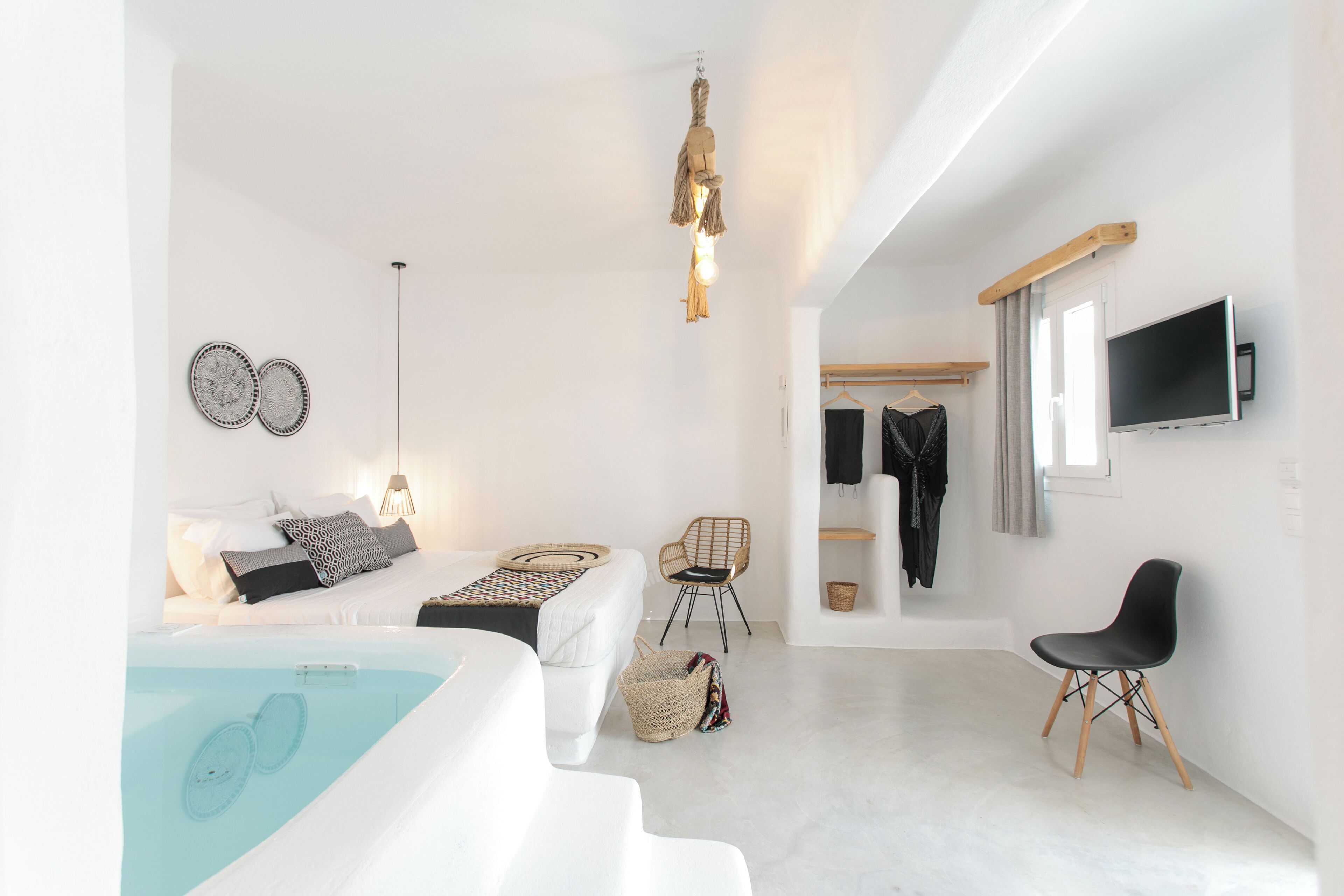 Junior-Suite, Whirlpool, Gartenblick | Hochwertige Bettwaren, Daunenbettdecken