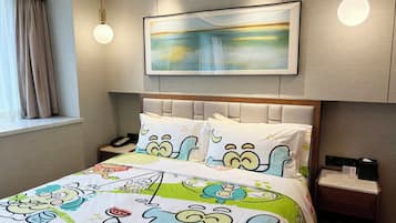 Ropa de cama de alta calidad y minibar