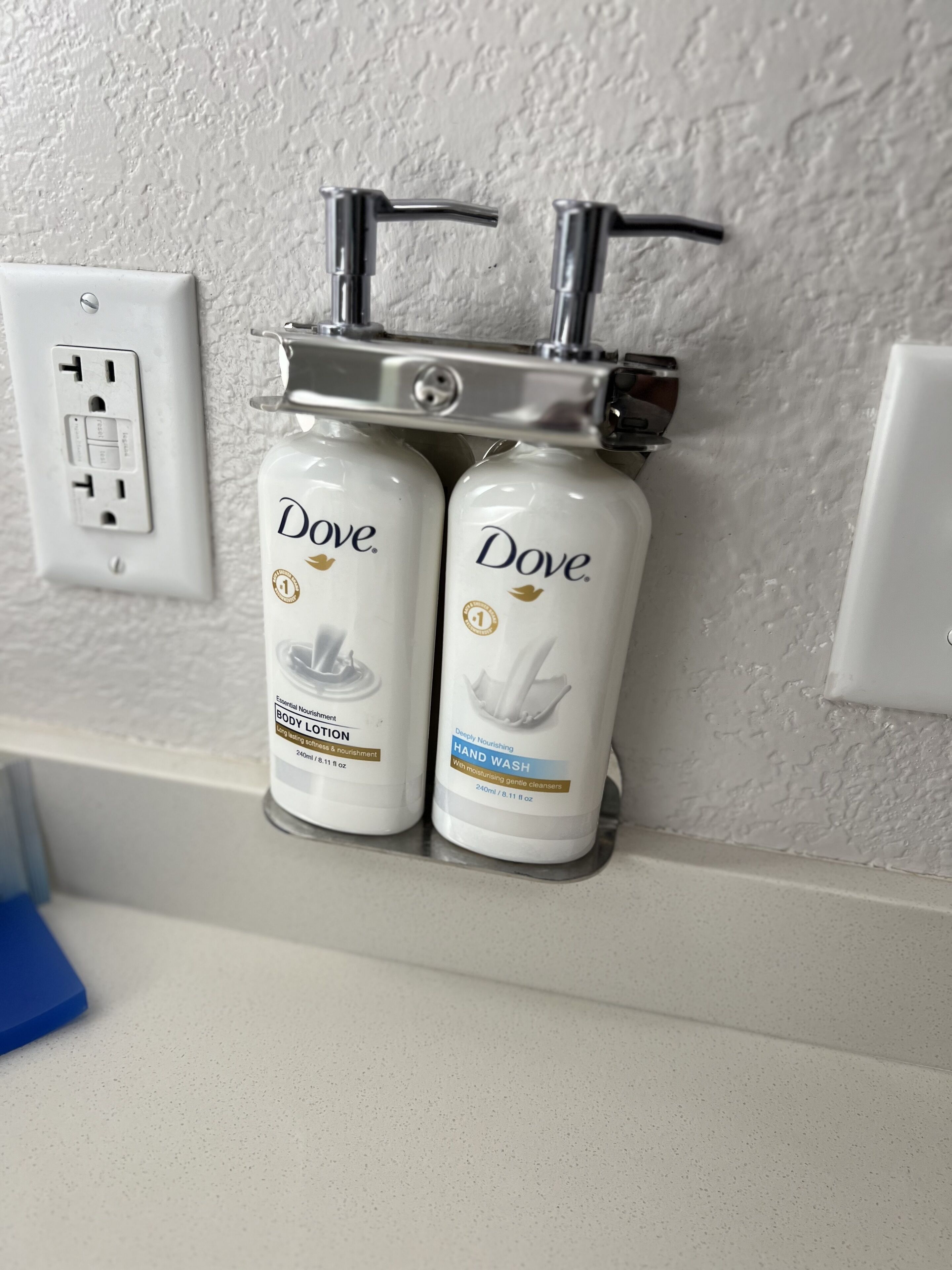 free toiletries, hair dryer, towels, soap