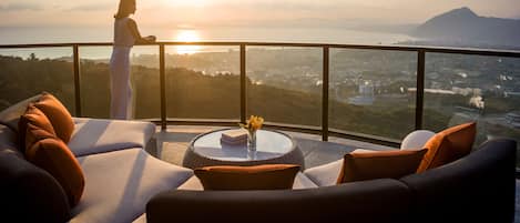 Premium Room, 2 Double Beds (Panorama) | Terrace/patio