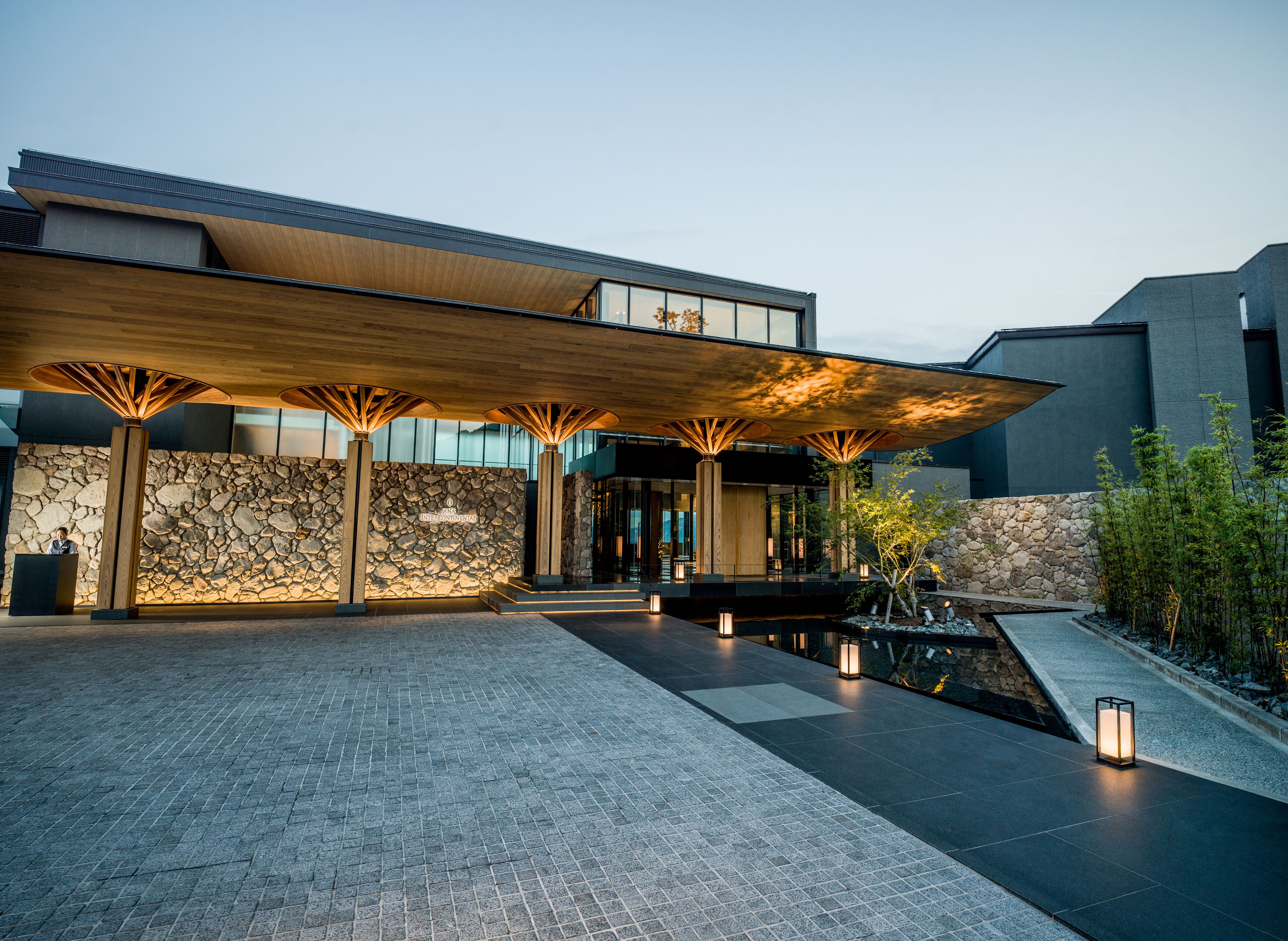 front of property – evening/night