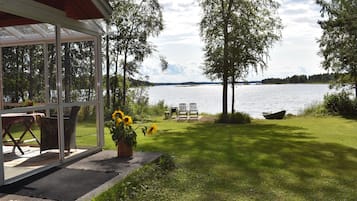 Cottage, 2 slaapkamers, sauna, uitzicht op meer | Uitzicht op het meer