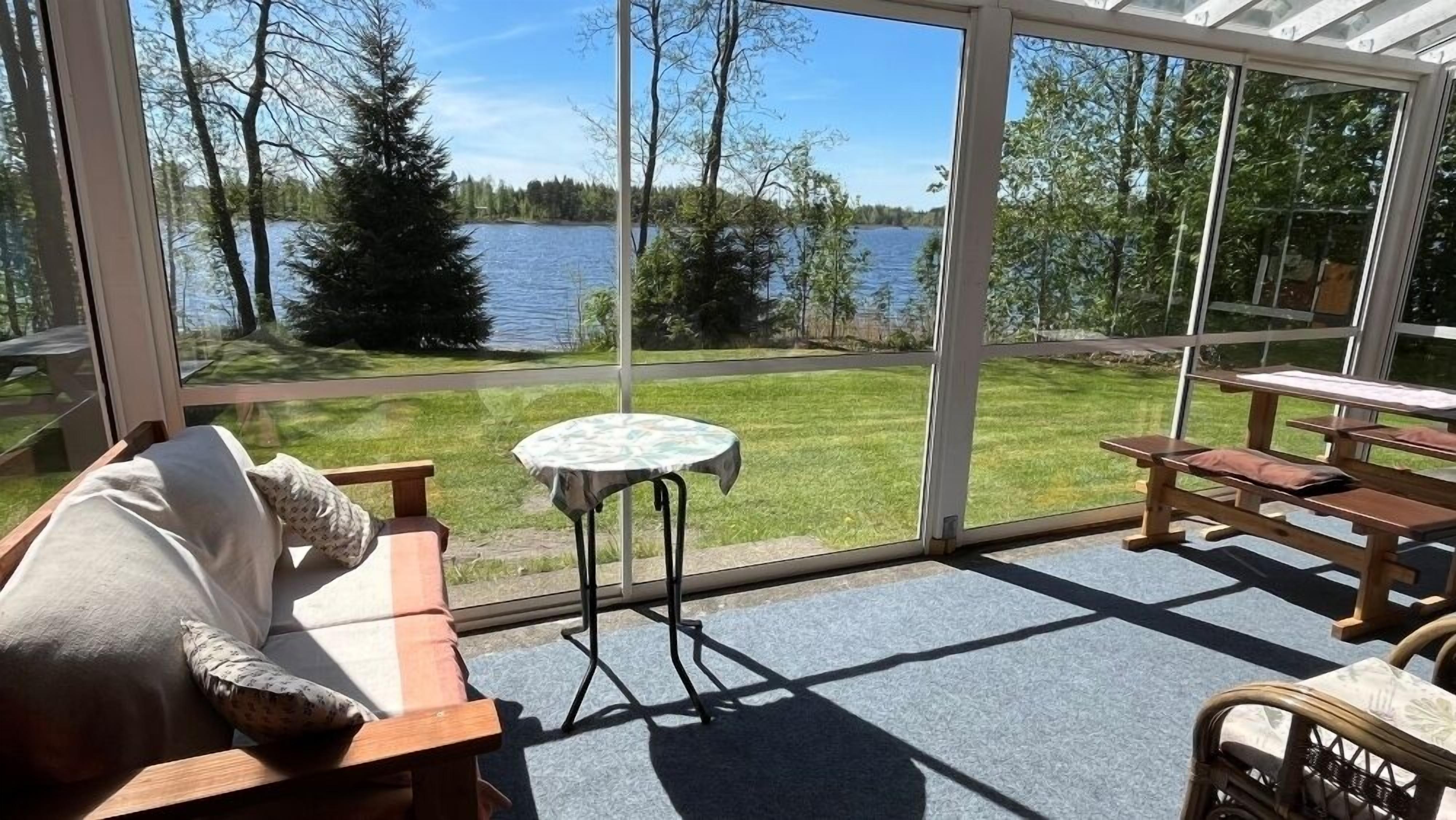 Cottage, 2 Bedrooms, Sauna, Lake View | Individually decorated, desk, soundproofing, bed sheets